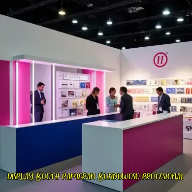 display booth pameran bondowoso profesional